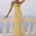KLEO MAXI DRESS - LEMON