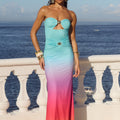 KLEO MAXI DRESS - RAINBOW OMBRE