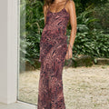 KODI LOW WAISTED WRAP MAXI SKIRT - TRIANA CHOCO