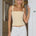 KODY SQUARE NECK TOP - LEMON