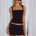 KODY SQUARE NECK TOP - BLACK