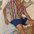 KOLTON SHORT SLEEVE SHIRT - XYLA STRIPE