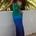 KYREE MAXI DRESS - MARINE OMBRE