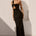KYREE ONE SHOULDER MAXI DRESS - BLACK