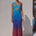 KYREE MAXI DRESS - BLUE OMBRE