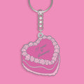 10 YEAR ANNIVERSARY CAKE KEYRING - MULTI