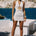 LAILA CUT OUT HALTER MINI DRESS - WHITE