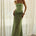 LAKITA STRAPLESS LACE MAXI DRESS - KEY LIME