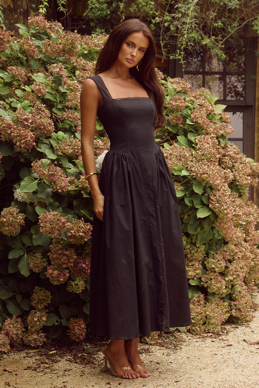 LANI MIDI DRESS - BLACK - LANIMIDIDRESSBLACK_5