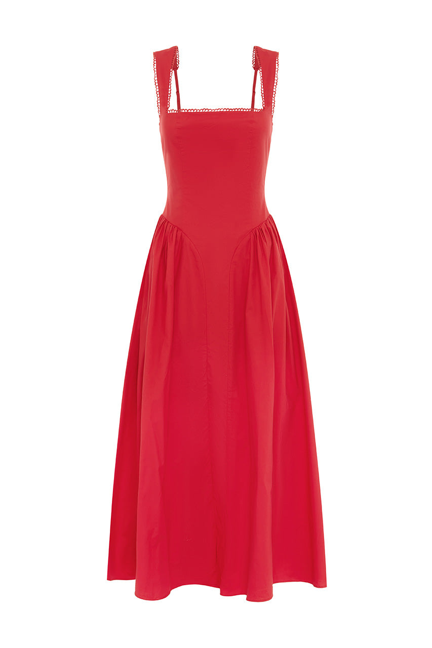 LANI MIDI DRESS - RED - LANIMIDIDRESSRED_8