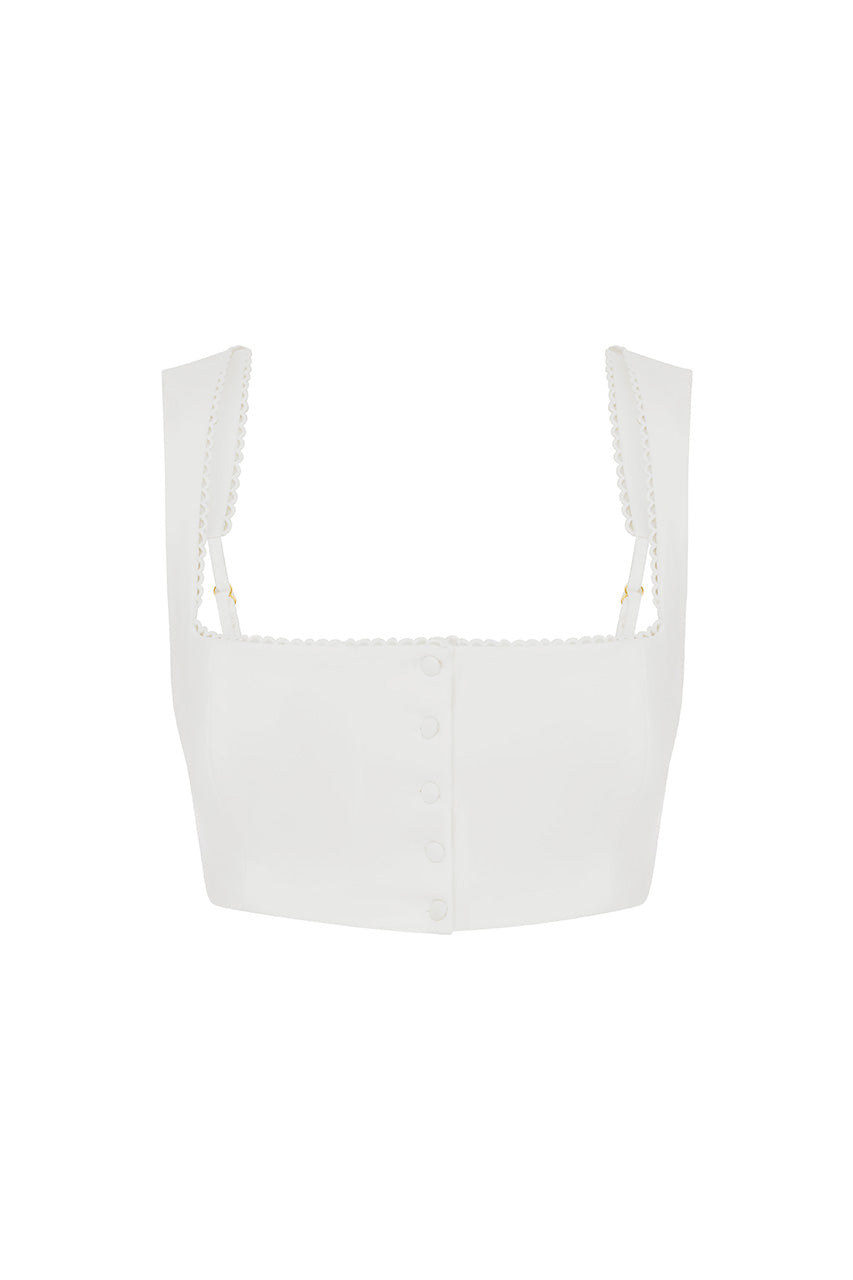 LANI TOP - WHITE - LANITOPWHITE