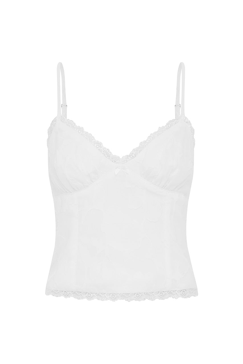 LARINA TOP - WHITE - LARINATOP