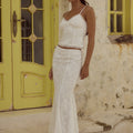 LARINA MAXI SKIRT - WHITE
