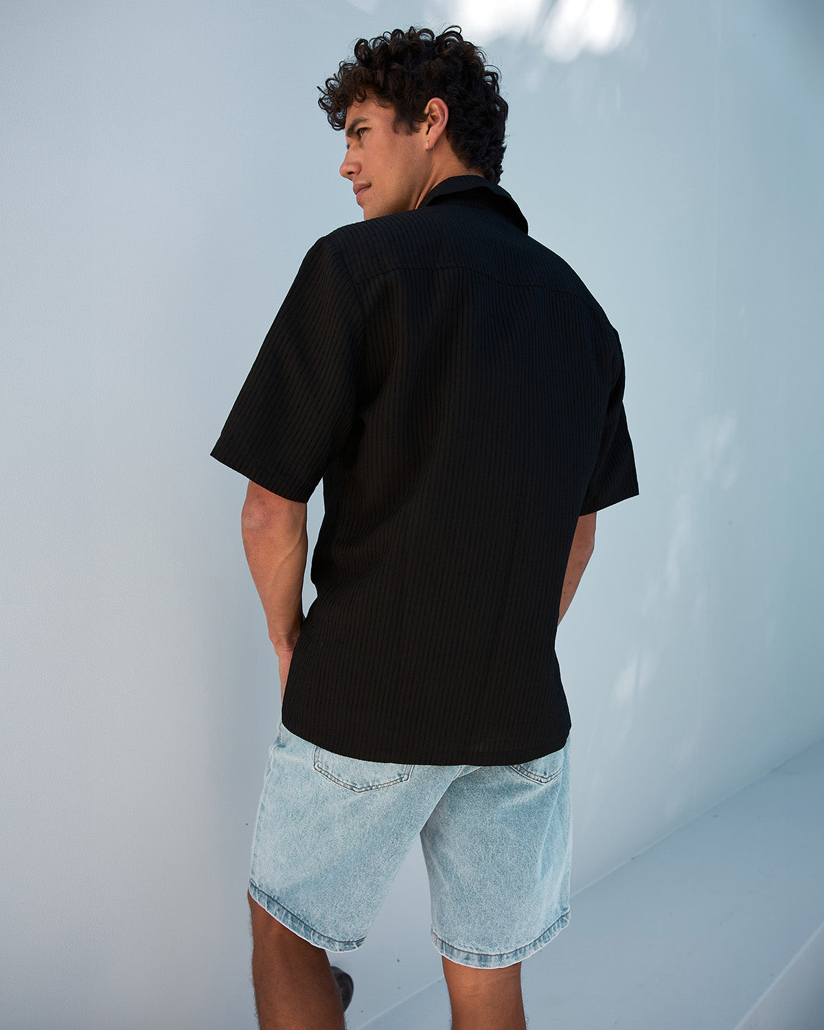 LASZLO DOUBLE BREASTED SHIRT - BLACK - LASZLODOUBLEBREASTEDSHIRT-BLACK-7