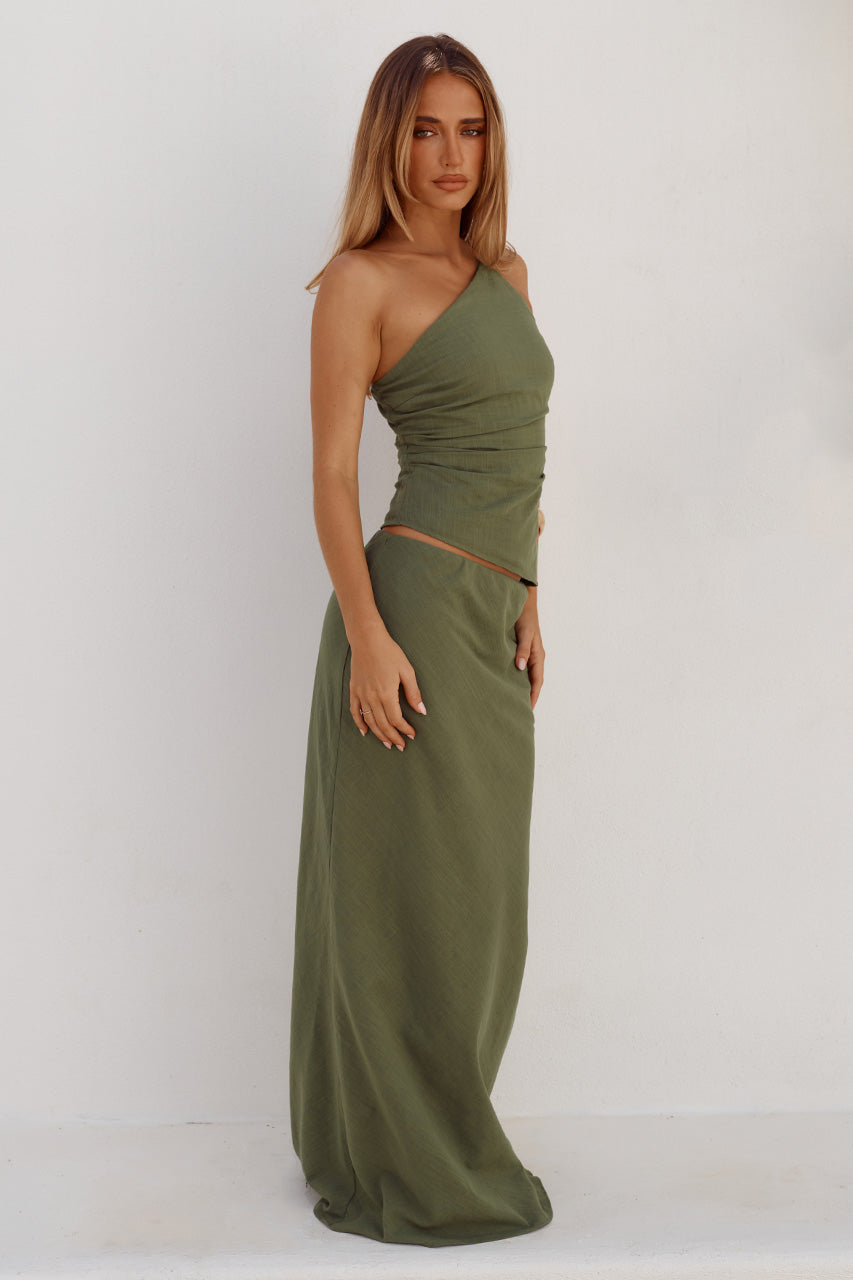 ADELINE STRAIGHT MAXI SKIRT - FERN - LEAONESHOULDERSTRAPPYTOPXADELINESTRAIGHTMAXISKIRT-FERN-4