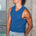 LEONARDO KNIT SINGLET - NAVY