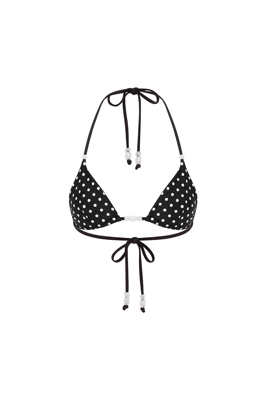 LIA TOP - BLACK POLKA - LIATOPBLACKPOLKA