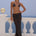 CYRUS MAXI SKIRT - BLACK POLKA