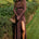 LILA LONG SLEEVE RUCHED MAXI DRESS - CHOCOLATE