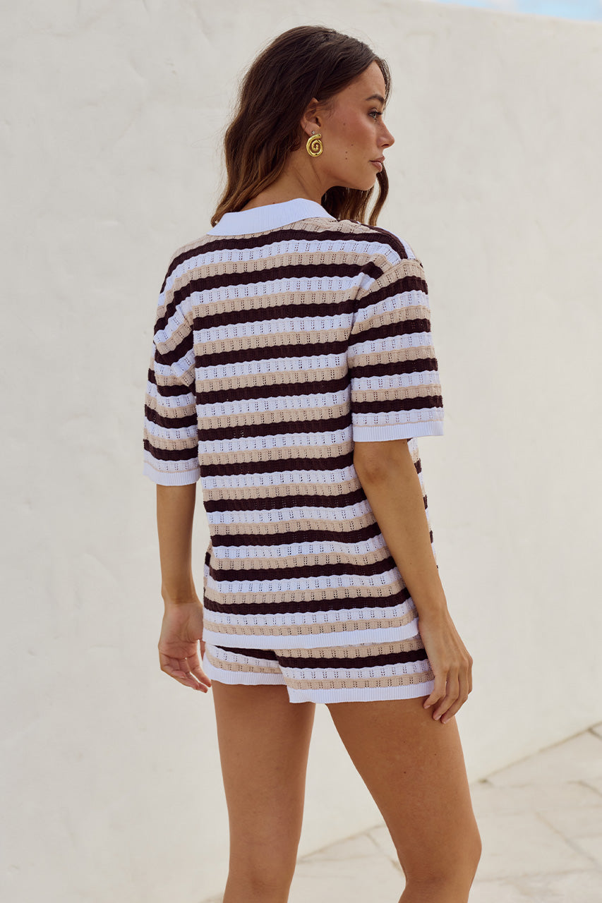 LILIANA KNIT SHORT - CHOCOLATE - LILIANASHORTSLEEVEKNITSHIRTXLILIANAKNITSHORT-CHOCOLATE-08_44698f65-4152-4845-93ab-94fd11cf237e