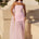 LILLIE CORSET MAXI DRESS - MUSK