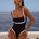 LILO ONE PIECE - BLACK/WHITE