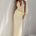LINA HALTER DRAPED MAXI DRESS - LEMON