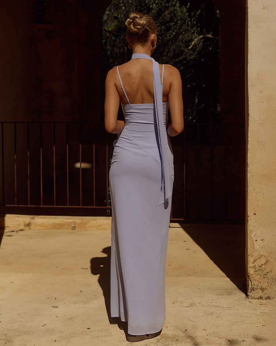 LIORA DRAPED SCARF MAXI DRESS - SKY BLUE - LIORADRAPEDSCARFMAXIDRESS-SKYBLUE-3
