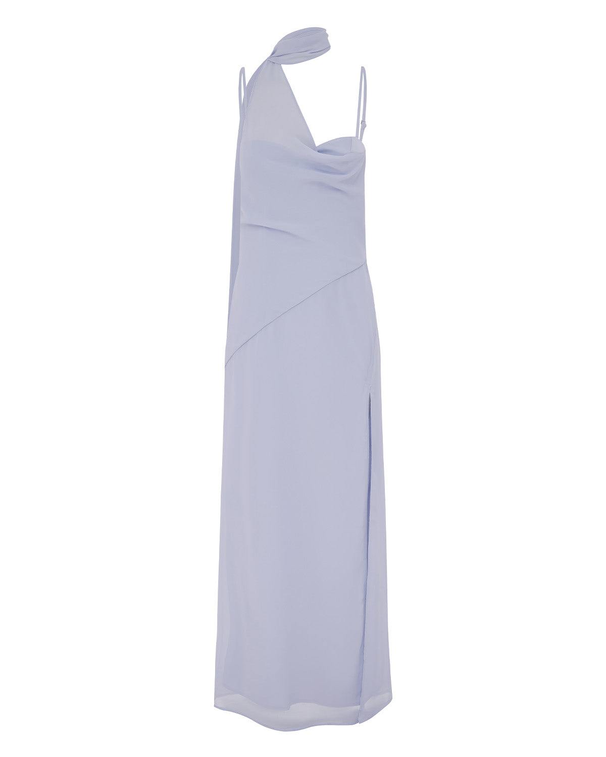LIORA DRAPED SCARF MAXI DRESS - SKY BLUE - LIORADRAPEDSCARFMAXIDRESS-SKYBLUE