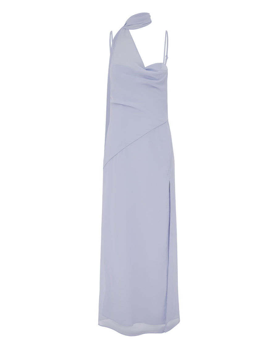 LIORA DRAPED SCARF MAXI DRESS - SKY BLUE - LIORADRAPEDSCARFMAXIDRESS-SKYBLUE