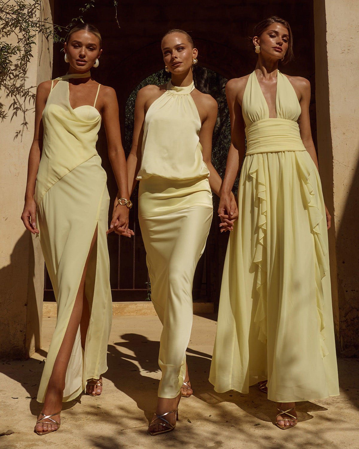ISOLINA HALTER CORSET MAXI DRESS - BUTTER - LIORADRAPEDSCARFMAXIDRESSXLILIETTEHALTERMAXIDRESSXISOLINAHALTERCORSETMAXIDRESS-BUTTER