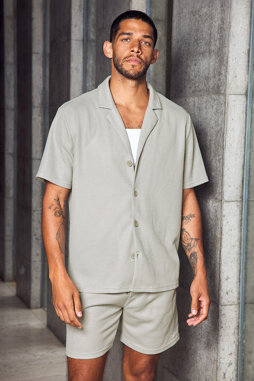 LOGAN SHORT SLEEVE SHIRT - SAND