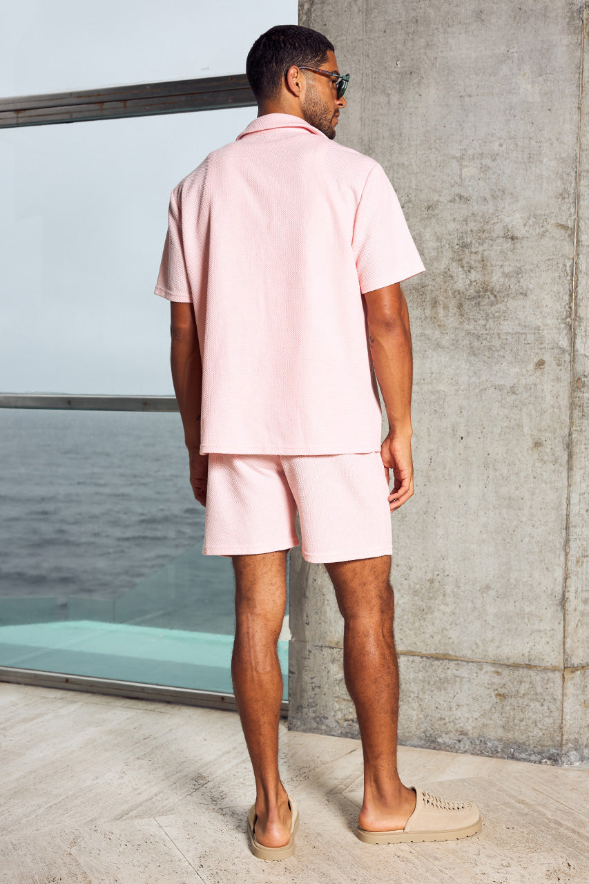 LOGAN DRAWSTRING SHORT - PINK