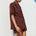 LOLA SHIRT - CHOCOLATE