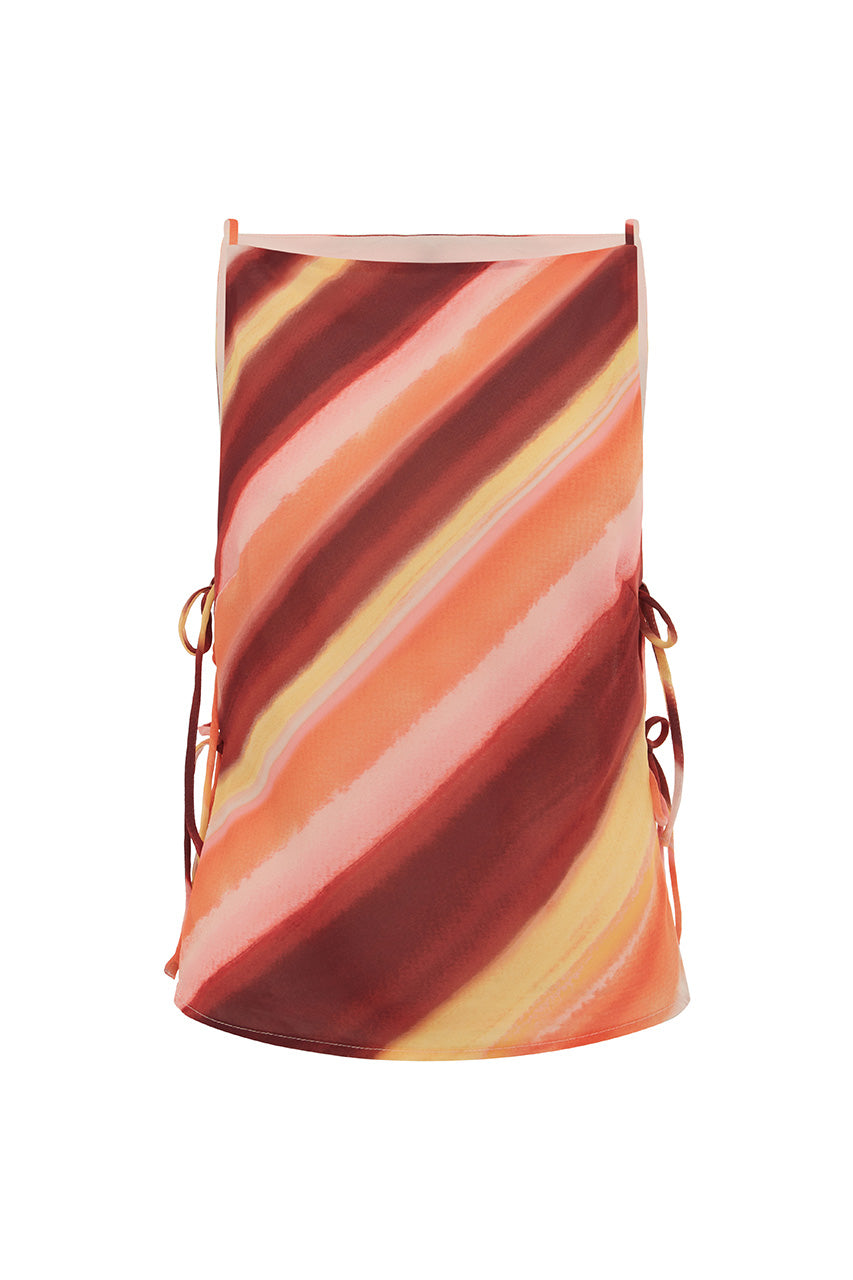 LORALEI TOP - PEACH STRIPE - LORALEITOPPEACHSTRIPE