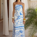 LOUELLA MAXI DRESS - ASTLEY BLUE
