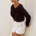DIA MINI WRAP SKIRT - WHITE