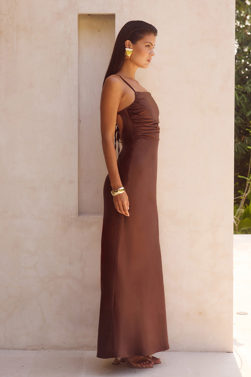 LUCIENNE MAXI DRESS - CHOCOLATE - LUCIENNEMAXIDRESSCHOCOLATE_2