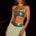 LUISA SEQUIN CROP TOP - FERN