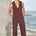 LUKA DOUBLE BREASTED VEST - CHOCOLATE