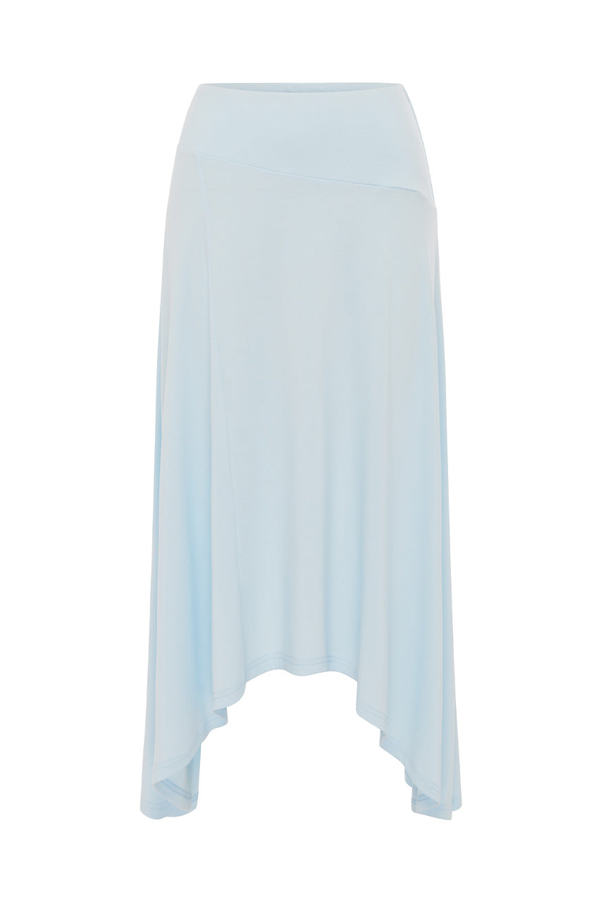 LUNE HANDKERCHIEF MIDI SKIRT - MIST - LUNEHANDKERCHIEFMIDISKIRT-MIST