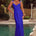 LEESHA MIDI DRESS - AZURE