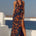 MABELLA HALTER MAXI DRESS - VALINA ORANGE