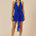 ZELIE MINI DRESS - COBALT
