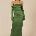 ARIELLE MAXI DRESS - OLIVE