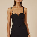 NYLAH MINI DRESS - BLACK