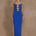 NORMANI MIDI DRESS - ROYAL
