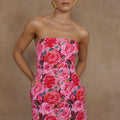 PRIMROSE MINI DRESS - BEGONIA PRINT