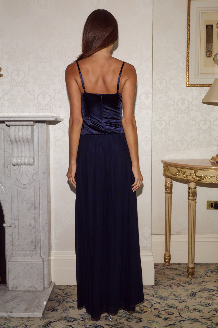 BRIELLE STRUCTURED MAXI DRESS - NAVY - MADDY_POLLARD_RUNAWAY-8_0005_BRIELLE-STRUCTURED-MAXI-DRESS---NAVY5-2