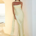 MADELEINE STRAPLESS MAXI DRESS - BUTTERMILK